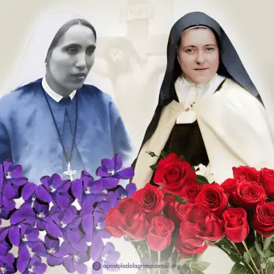 Irmã Amália de Jesus Flagelado e Santa Teresinha do Menino Jesus