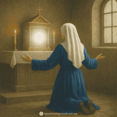 Jesus ensina as invocações da Coroa de Nossa Senhora das Lágrimas para Irmã Amália (Campinas - 08/11/1929) @ApostoladoLagrimasBrasil